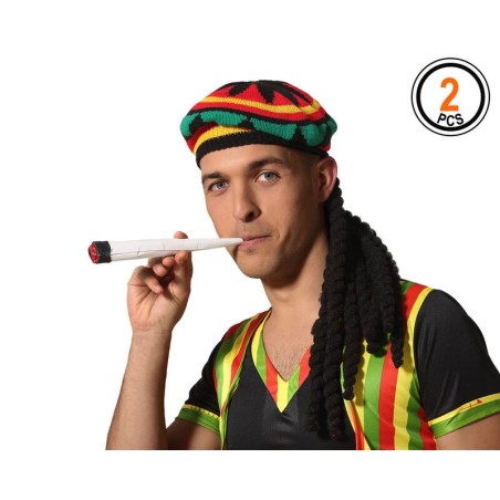 Gorro rastas jamaicano y porro 8422259665663 66566