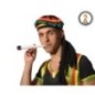 Gorro rastas jamaicano y porro