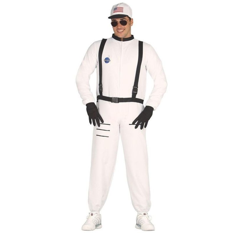 Disfraz astronauta blanco para hombre
