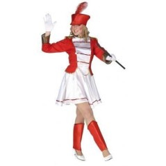 Disfraz majorete circo rojo talla m adulto 8426215915816 9158100