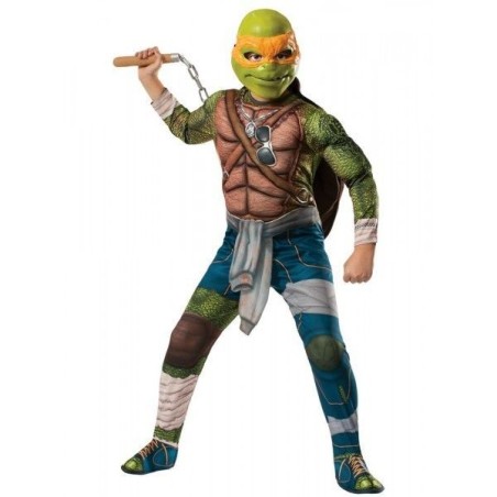 Disfraz michelangelo musculoso 8 10 anos tortugas 883028897575 888975FU