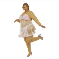 Disfraz bailarina striper gorda para hombre despedida 8003558449101 4491B