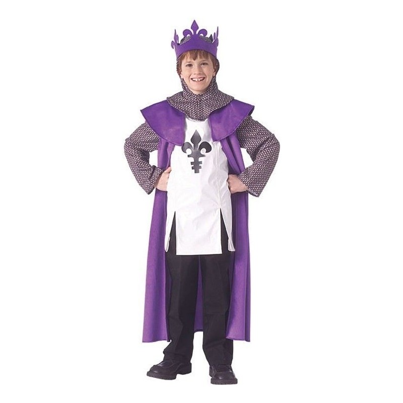 Disfraz rey medieval para niño tallas