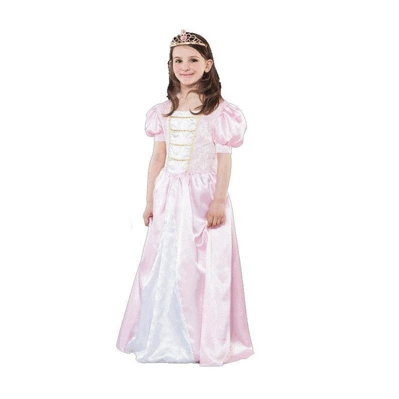 DISFRAZ PRINCESA ROSA INFANTIL PARA NIÑA TALLAS