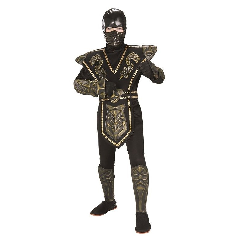 Disfraz ninja gold para niño