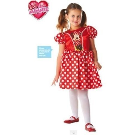 DISFRAZ MINNIE MOUSE ROJA TALLAS INFANTIL 883028124367 881243 M