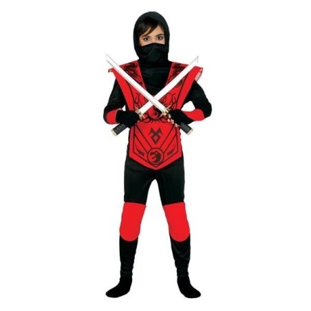 DISFRAZ NINJA ROJO INFANTIL TALLAS 8434077832561 83256