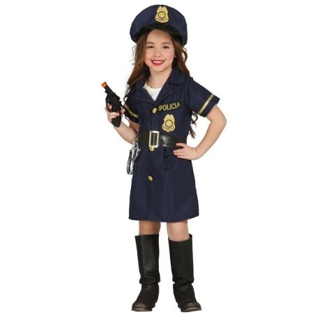 DISFRAZ POLICIA CHICA INFANTIL VESTIDO TALLAS 8434077857007 85700