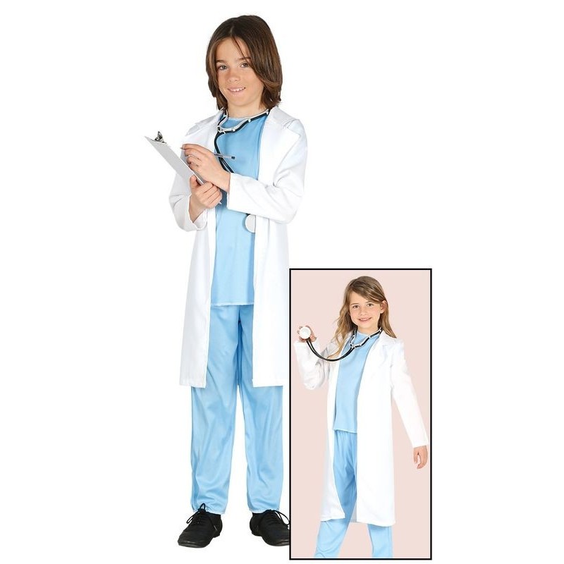 Disfraz doctor azul para niño