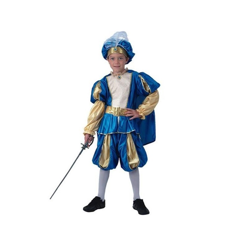 Disfraz principe azul encatandor niño