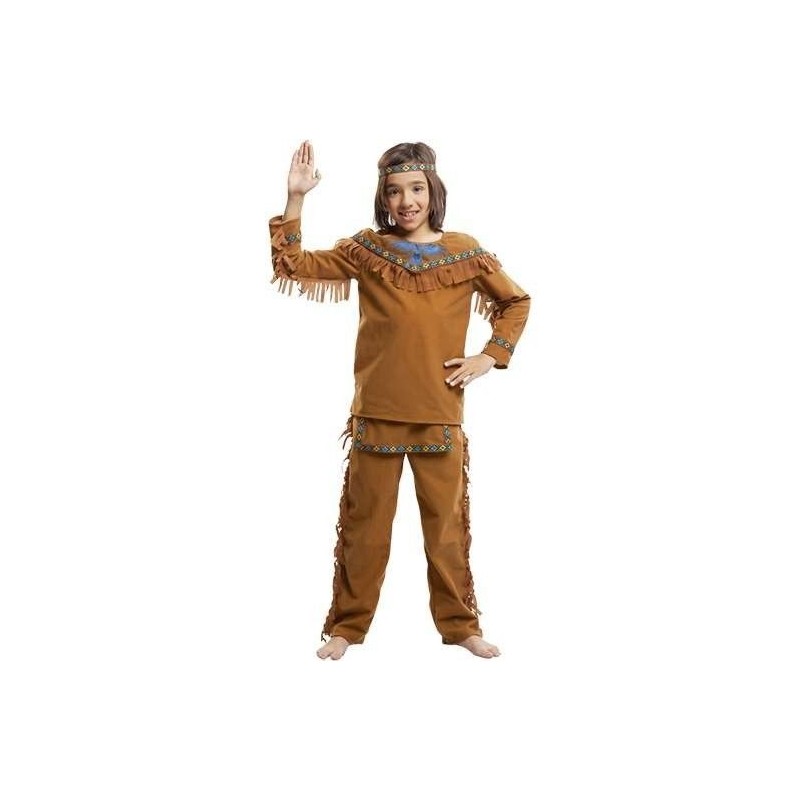 Disfraz Indio marron para niño