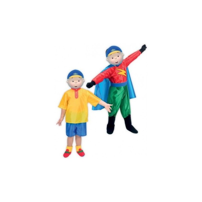 Disfraz caillou para niño 2 en 1 talla 5-7 años