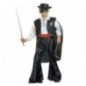 Disfraz el zorro bandido para niño talla 8-10 años