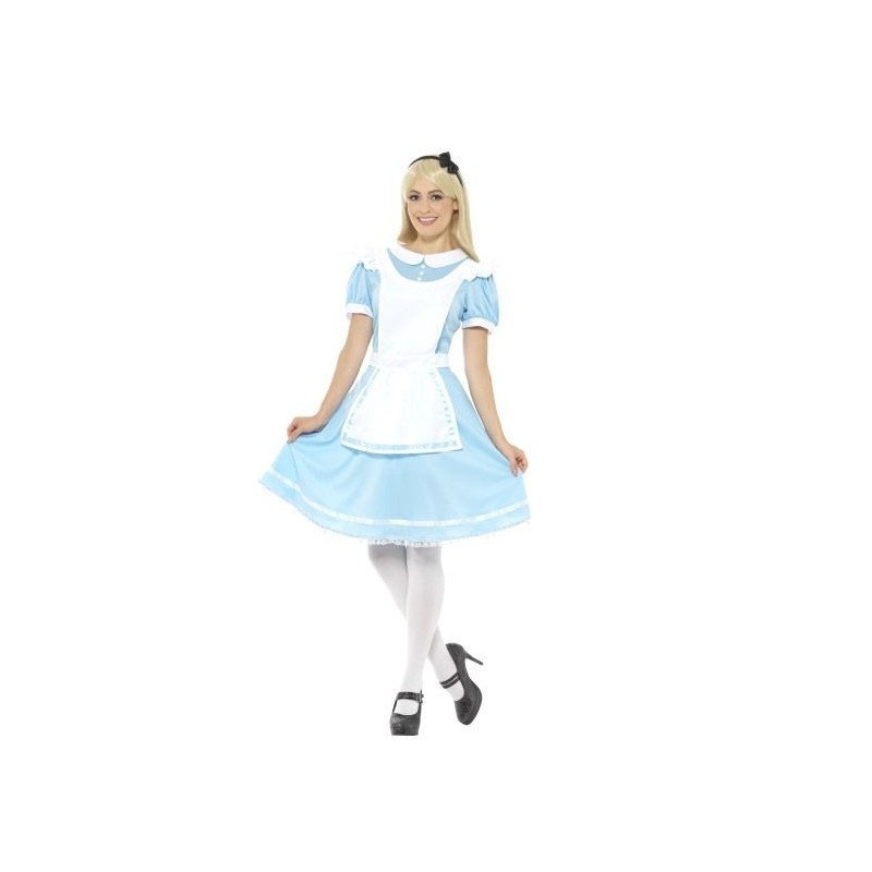 Disfraz Alicia vestido azul mujer