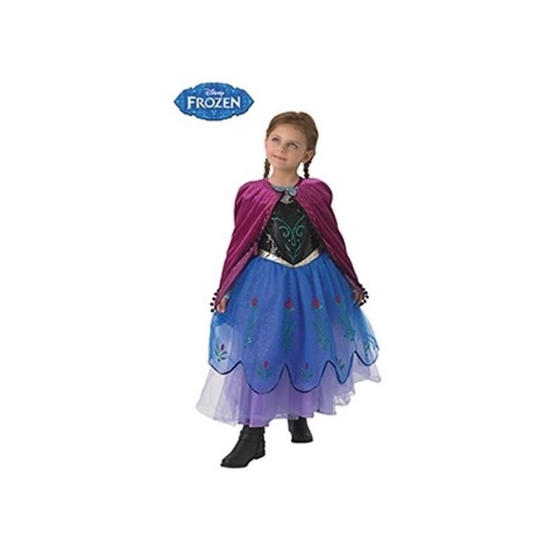 Disfraz anna de frozen premium talla 7-8 años