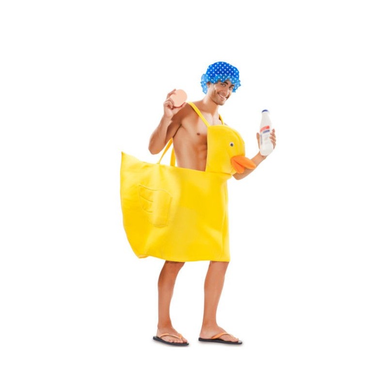 Disfraz patito de bañera talla unica adulto