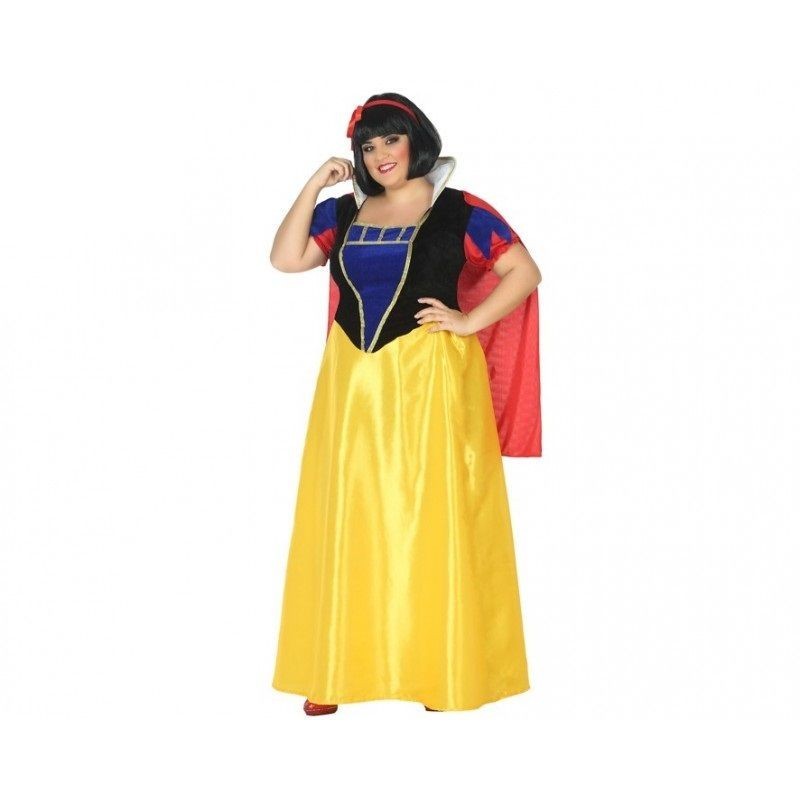 Disfraz blancanieves mujer talla XL