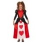 Disfraz reina de corazones infantil niña