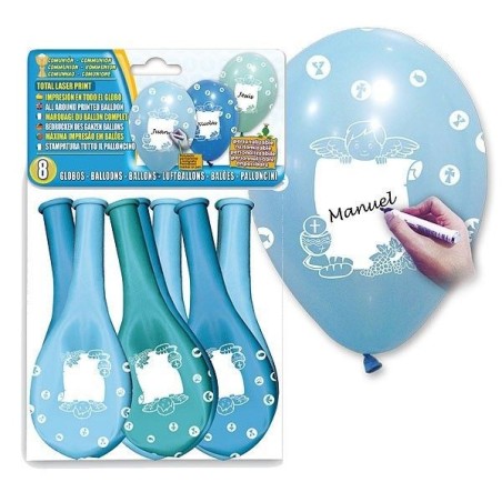 Globo comunion niño personalizable 8 und 12 29x36