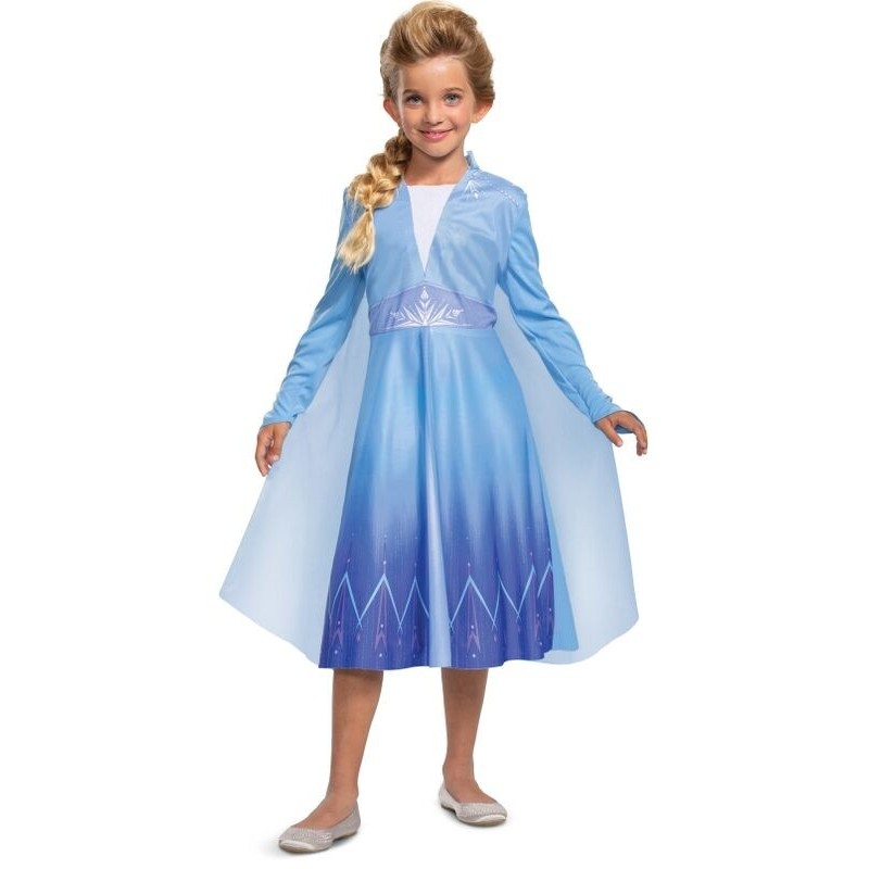 Disfraz Elsa Viaje Frozen 2 para niña tallas Disney original