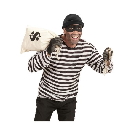 Disfraz ladron para hombre rayas negras blancas 8003558074198 7419