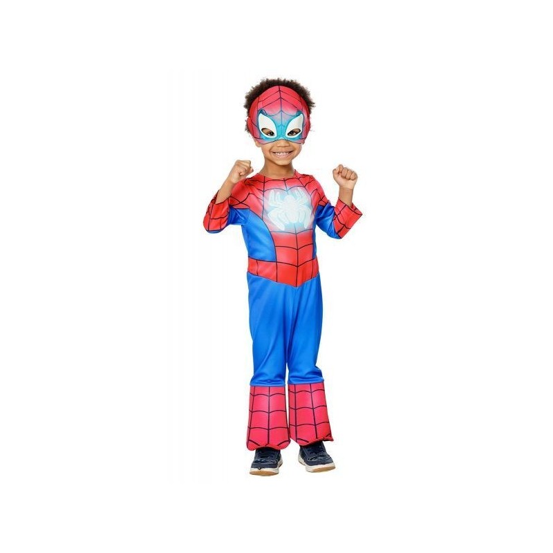 Disfraz Spidey brilla oscuridad para niño original