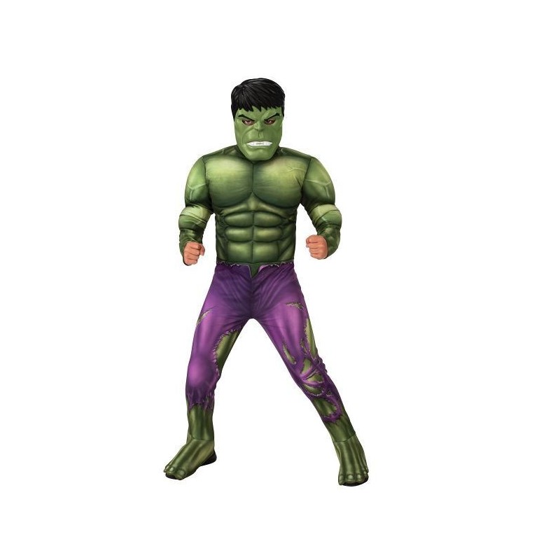 Disfraz Hulk musculoso original Marvel infantil