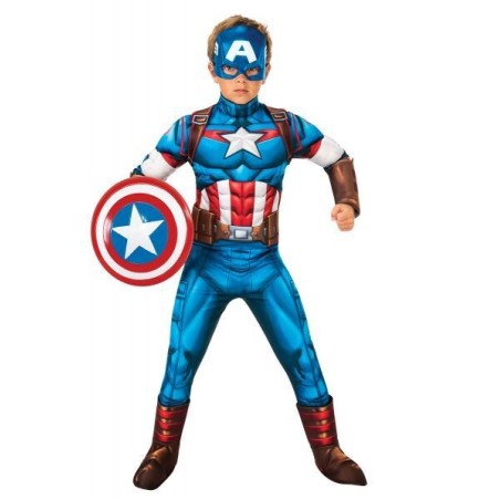 Disfraz Capitan America Marvel deluxe tallas 195884056714 301736 M