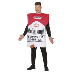 Disfraz cajetilla de tabaco graciosa para hombre talla L 52 54 8434077802052 80205