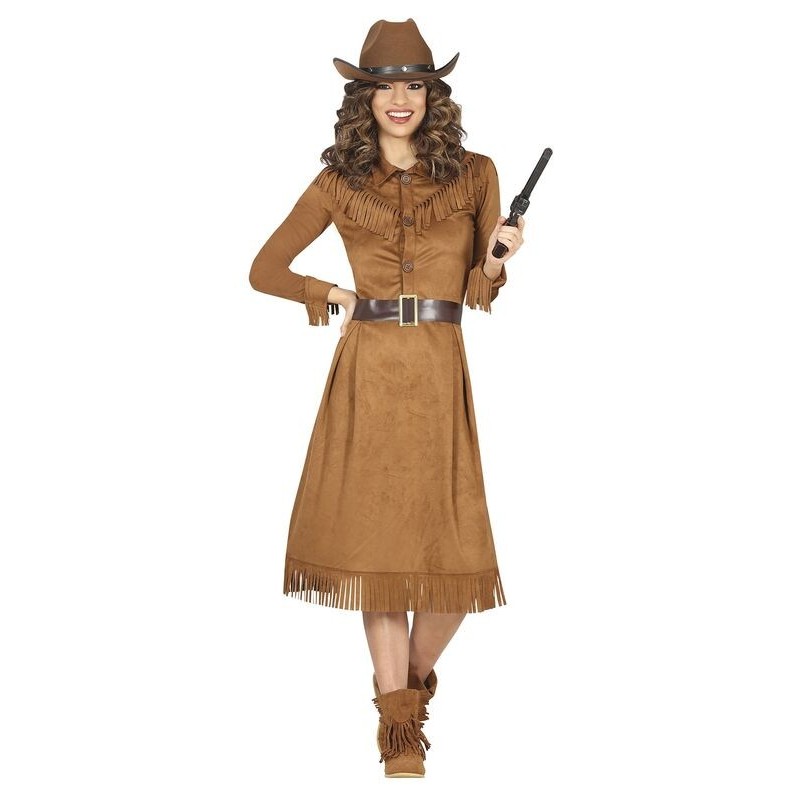 Disfraz vaquera del oeste para mujer tallas
