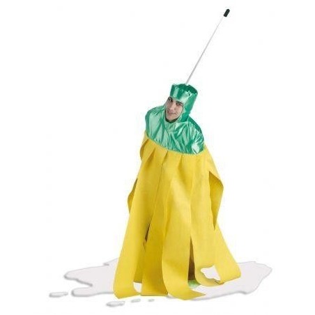 Disfraz fregona amarilla para adulto 8426215915540 9155400