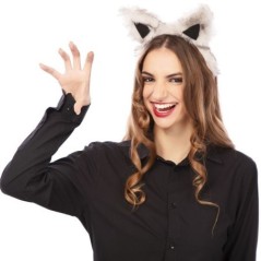 Diadema orejas lobo gris claro 8423667172255 115283