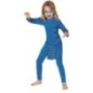 Disfraz felino azul avatar para niño