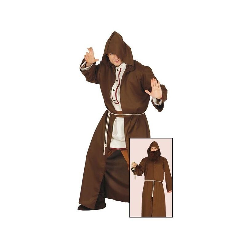 Disfraz mestro jedi monje o luchador adulto