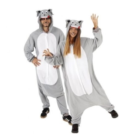 Disfraz Lobo kigurumi unisex adulto talla L 8422971084339 S8433