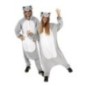 Disfraz Lobo kigurumi unisex adulto talla L