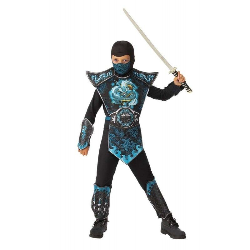 Disfraz ninja Blue Dragon para niño