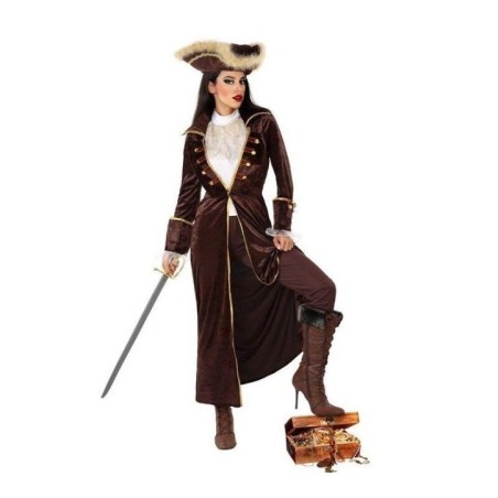 Disfraz pirata marron para mujer tallas 8422259662006 66200