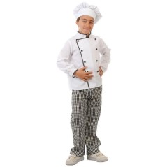 DISFRAZ COCINERO INFANTIL BLANCO TALLAS 8434077815816 81581