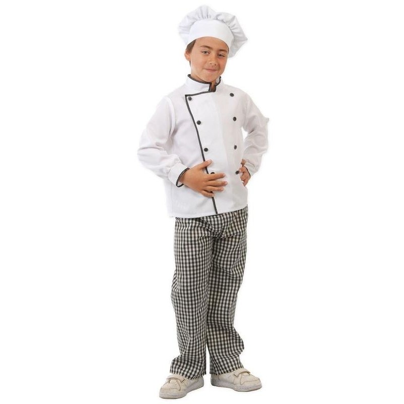 Disfraz cocinero blanco infantil