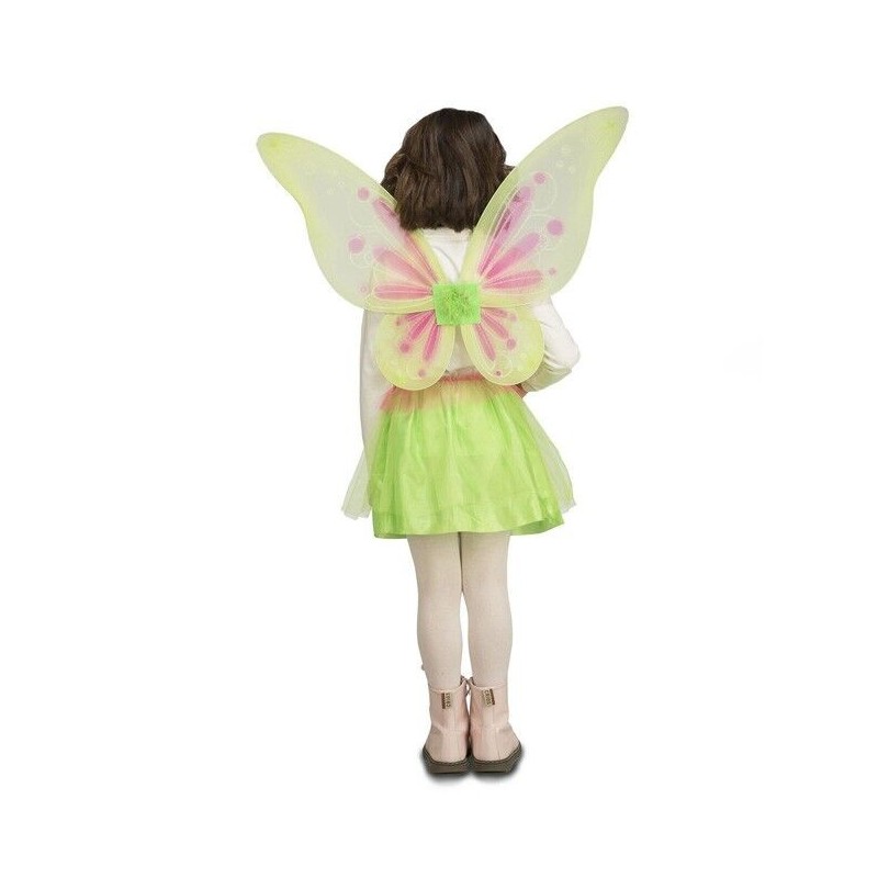 Disfraz mariposa verde para niña talla unica