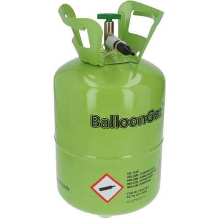 Botella de Helio para 30 globos de 23 cm 0