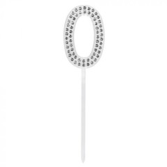 Topper tarta numero diamantes 8712026306401 30640