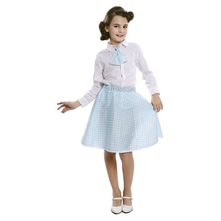 Falda azul lunares blancos pin up anos 50 infantil 8423667138626 707002 T00 AZUL