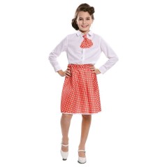 Falda roja lunares blancos pin up anos 50 infantil 8423667138619 707002 T00 ROJO
