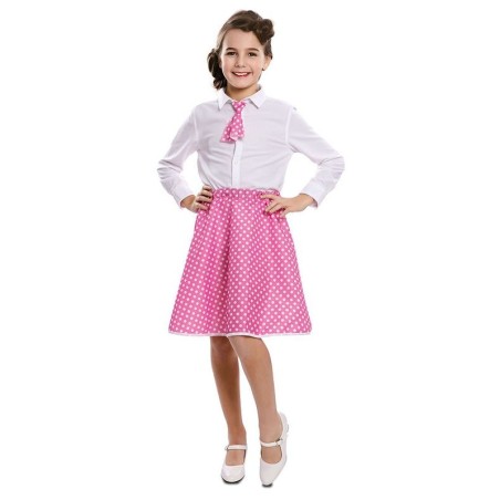 Falda rosa lunares blancos pin up anos 50 infantil 8423667138602 707002 T00 ROSA