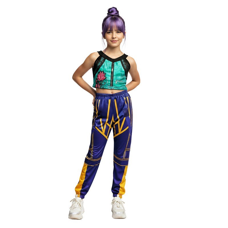 Disfraz guerrera K-Pop Zoe Demon hunters niña