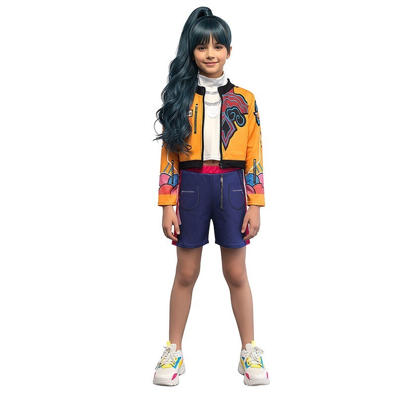 Disfraz guerrera K-Pop Rumi Demon hunters niña