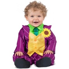 Disfraz payasito travieso joker talla 7-12 meses -El Informal