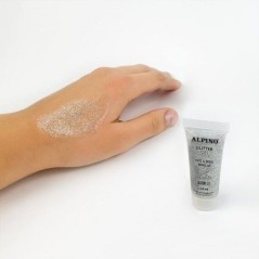 Maquillaje glitter gel metalico plata 8413240613473 DL000611